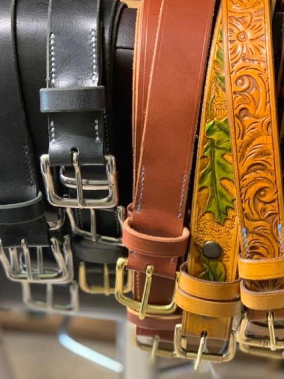 Leather belts